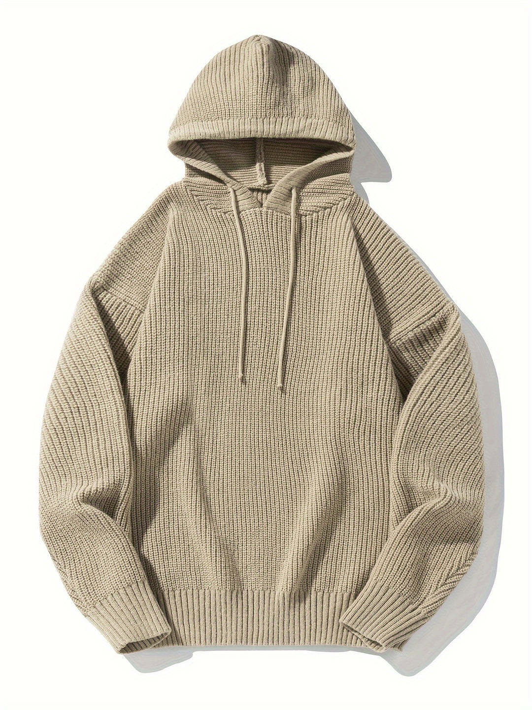 Heren Gebreide Hoodie | Retro Stijl & Comfortabel | Met Zakken | Lente/Herfst
