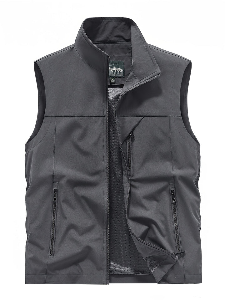 Heren Sportvest | Lichtgewicht & Ademend | Mouwloos Outdoor Vest | Polyester