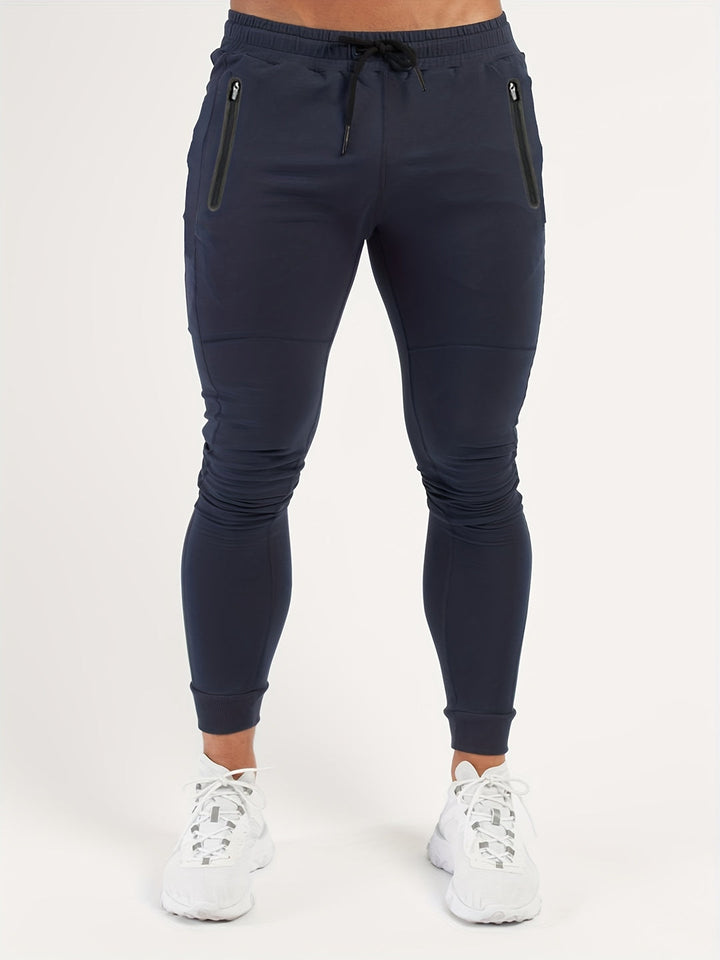 Heren Sportbroek | Effen Kleur & Stretch | Casual & Training | Voor Alle Seizoenen