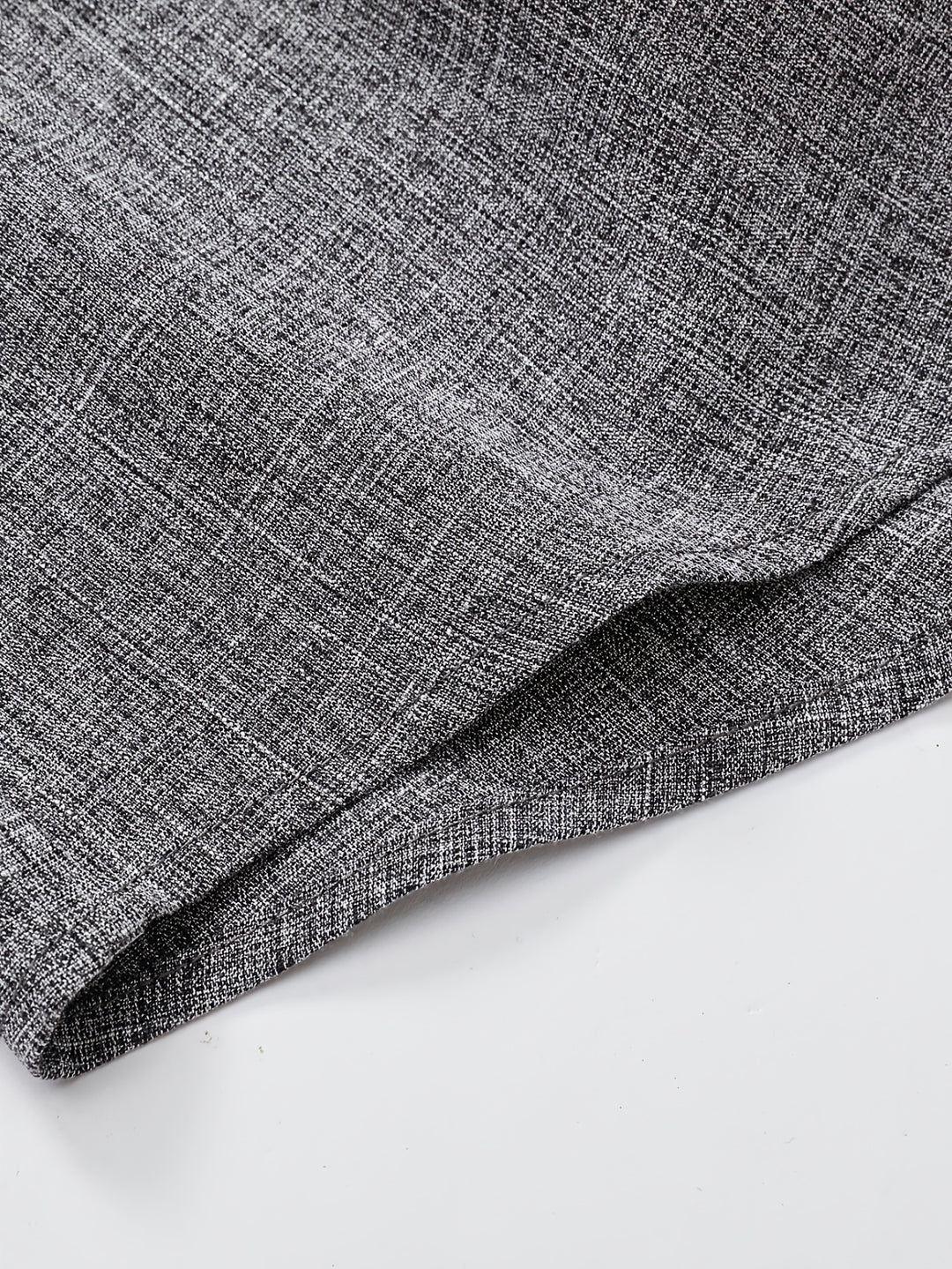 Herenshirt | Lichtgewicht & Ademend | Knoopsluiting & Omgeslagen Kraag | Grijs