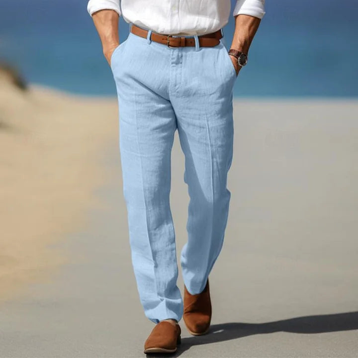 Heren Broek | Straight | Nette Pasvorm | Zomer
