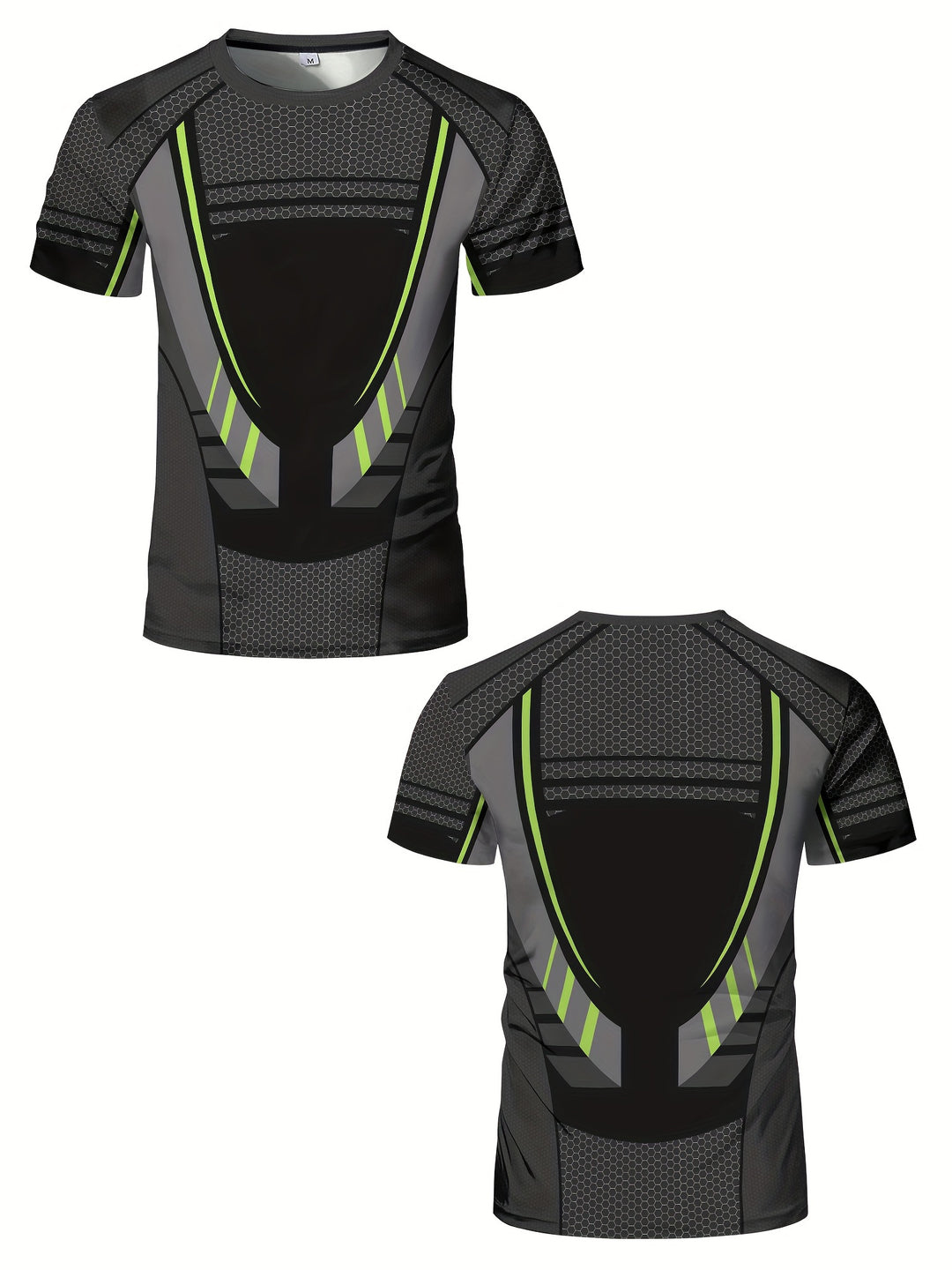 Heren T-shirt | Sneldrogend & Vochtregulerend | Hoge Rekbaarheid | Sportshirt Korte Mouw