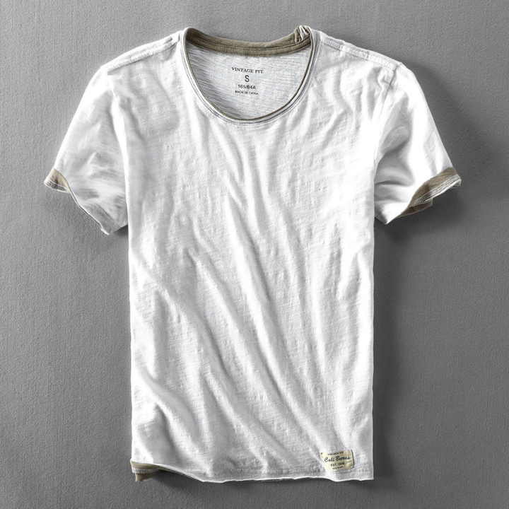 Heren Top | Slimfit | Korte Mouw | Zomer