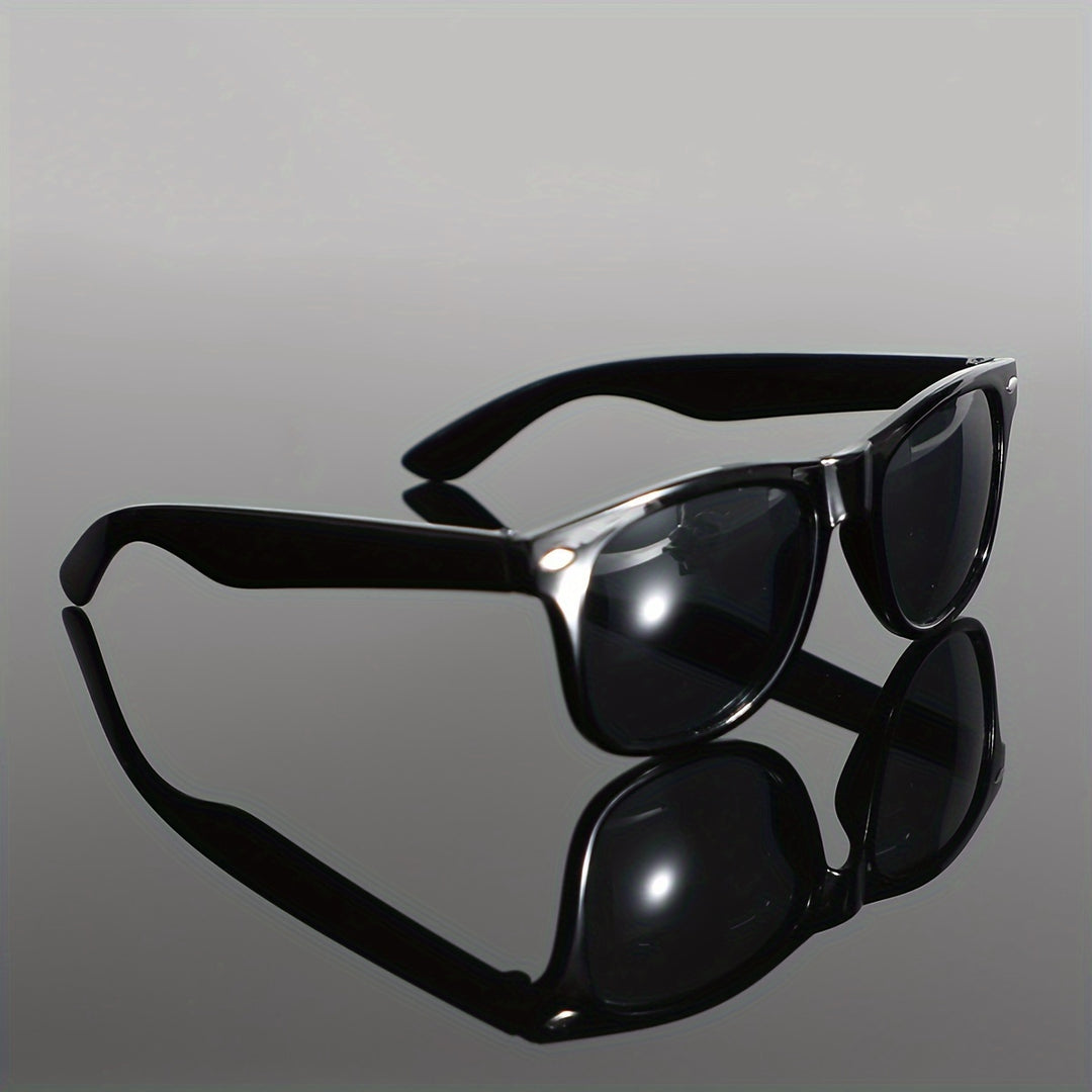Heren Zonnebril | Vintage Stijl | PC Frame met Anti-Reflectie Coating | Dagelijks Comfort