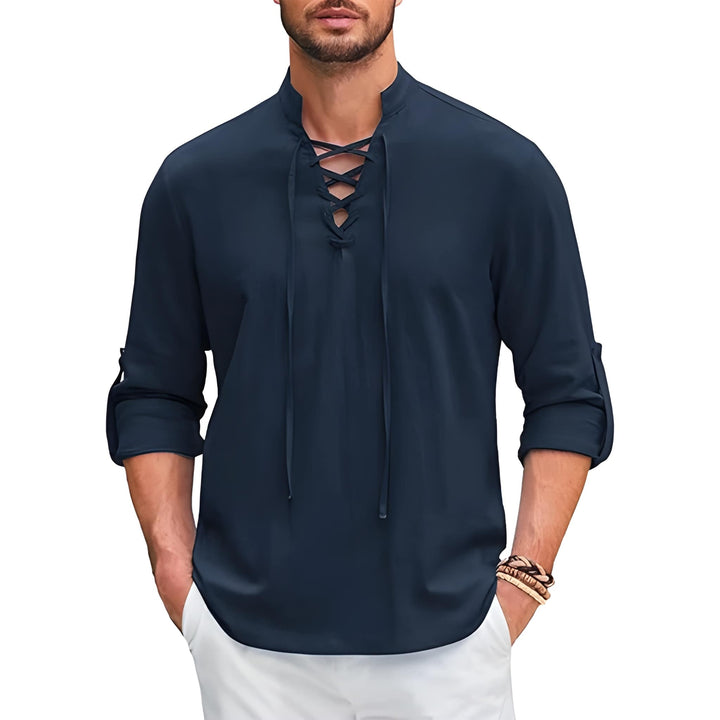 Heren Shirt | Straight Elegant | Vetersluiting | Zomer