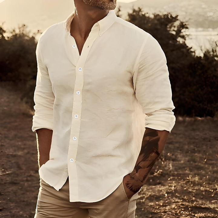 Heren Shirt | Slimfit Elegant | Met Knoopjes | Zomer