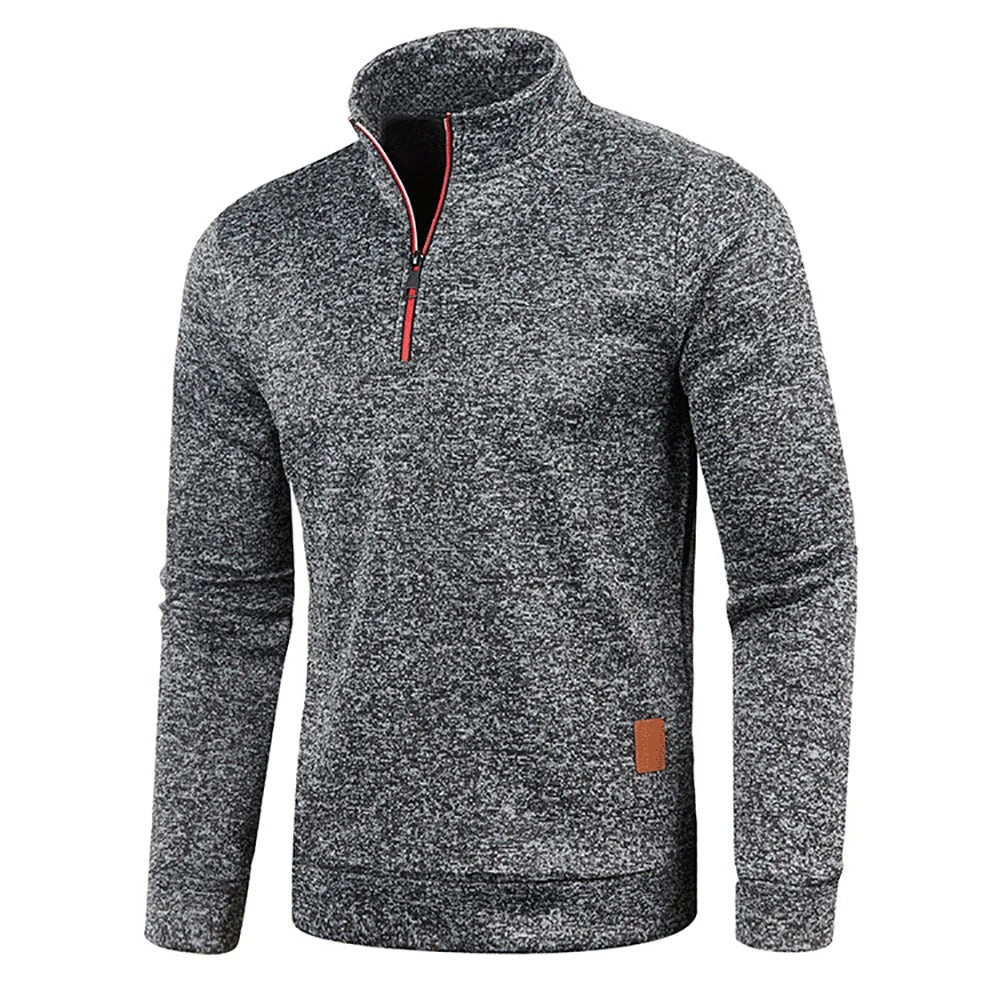 Truien Heren | Stijlvolle Coltrui Heren met Half Zip | Warme Wintertrui