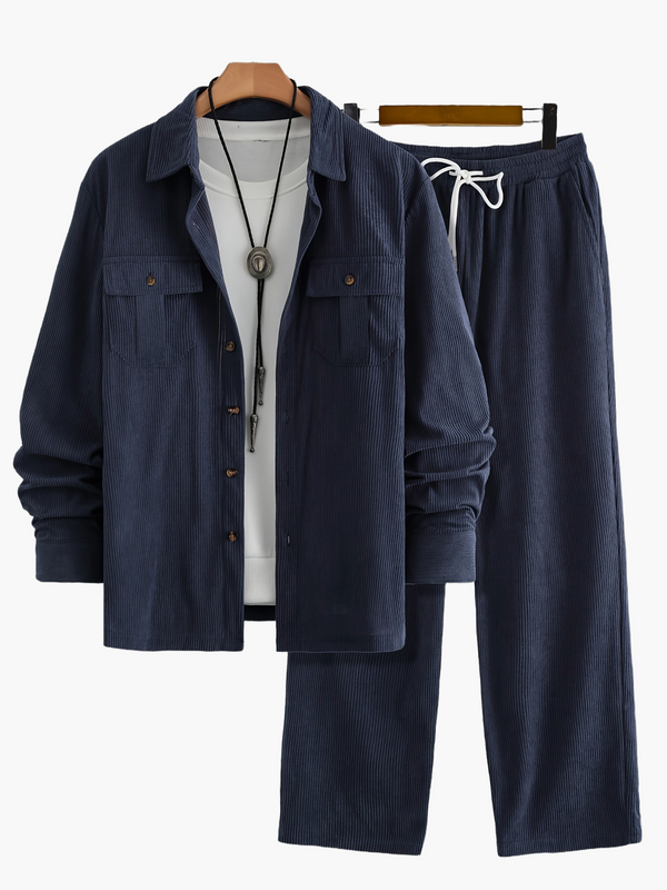 Heren Set | Straight | Met Knoopjes | Herfst