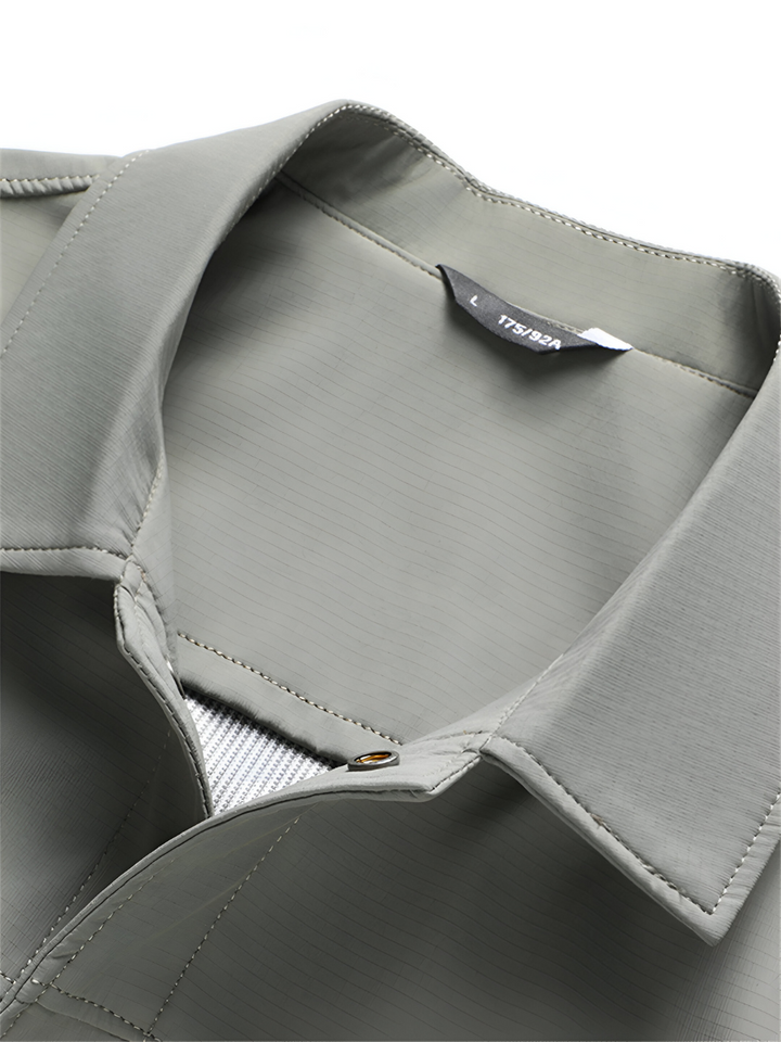 Heren Casual Jas | Duurzaam & Stijlvol | Knoopsluiting & Meerdere Zakken | Lente & Herfst