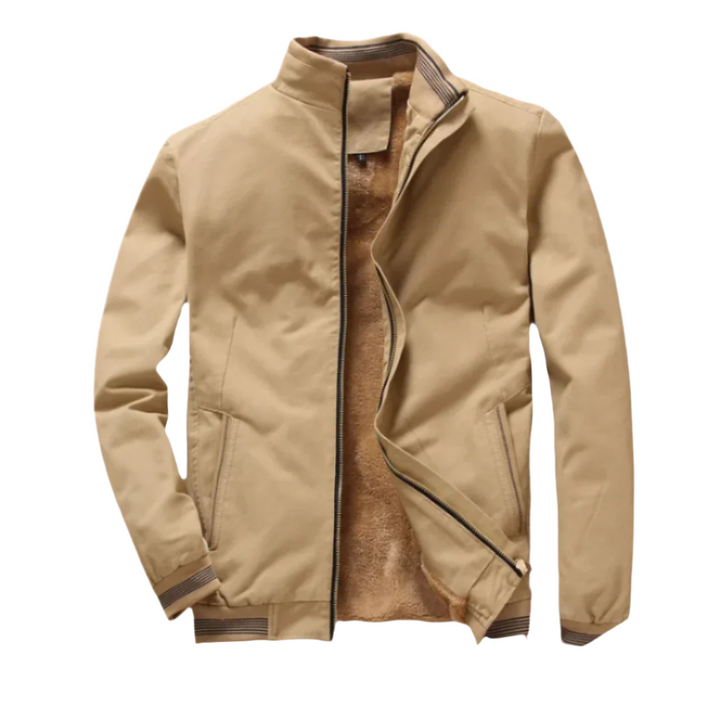 Stijlvolle winter fleece jas voor mannen met ultieme warmte en tijdloze elegantie | Xavi