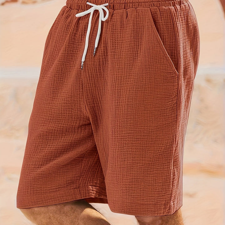 Heren Short | Straight | Trekkoord | Zomer