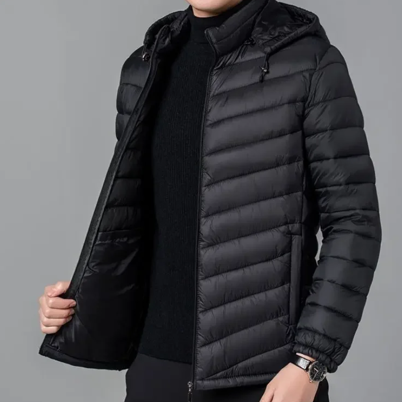 Winterjas Heren | Lichtgewicht & Gewatteerd | Casual Met Capuchon