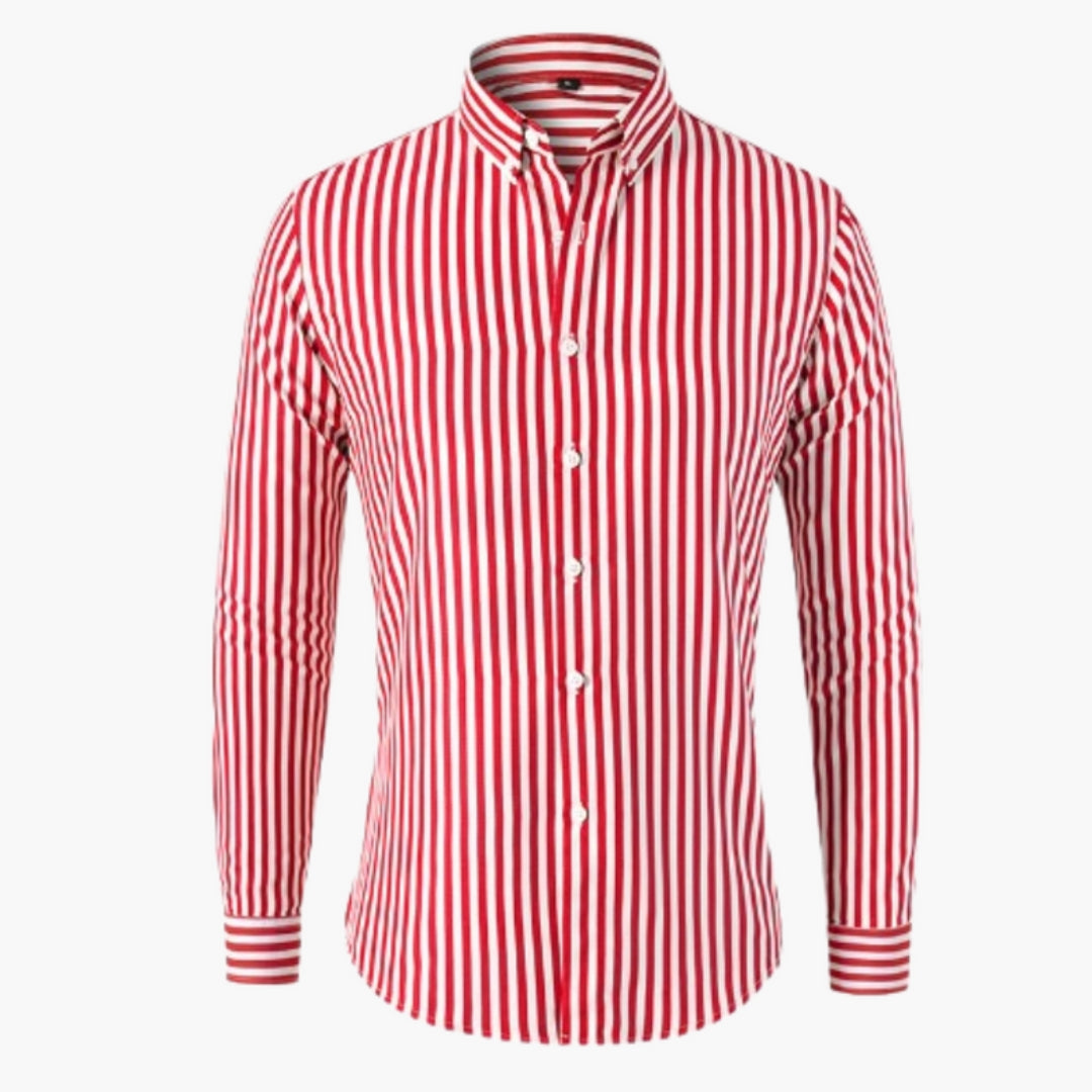 Heren Shirt | Slimfit | Lange Mouw | Zomer