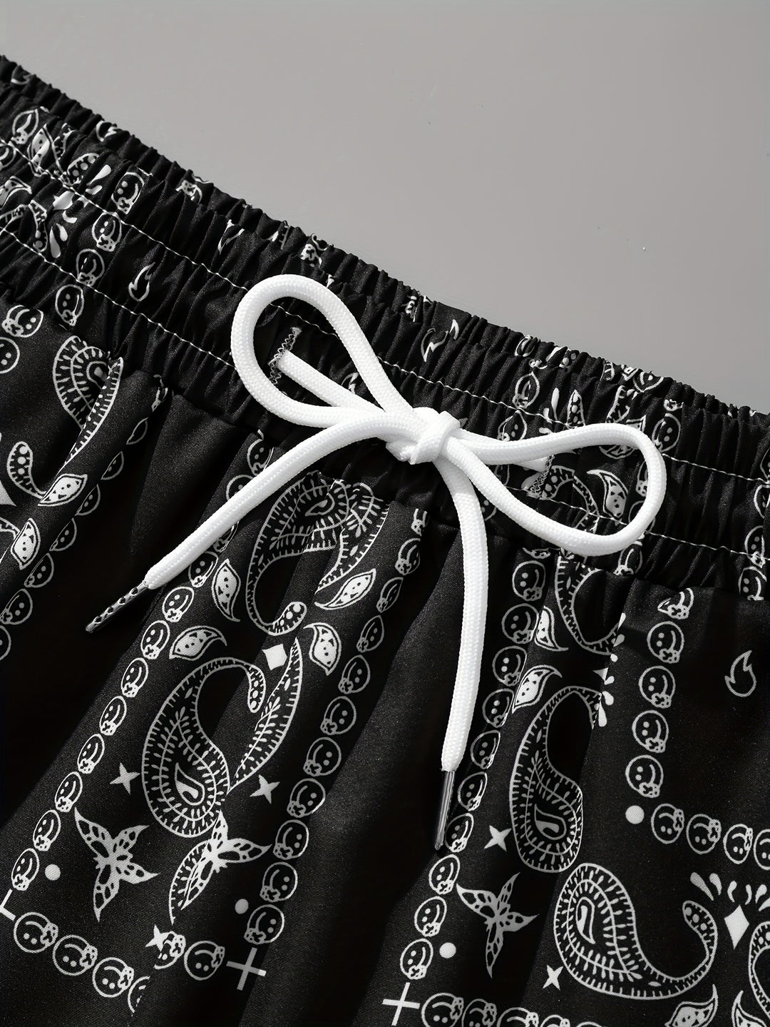 Heren Strandshort | Stijlvol & Comfortabel | Paisley Patroon & Zakken