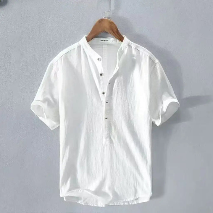 Heren Shirt | Straight | Korte Mouw Met Knoopsluiting | Zomer