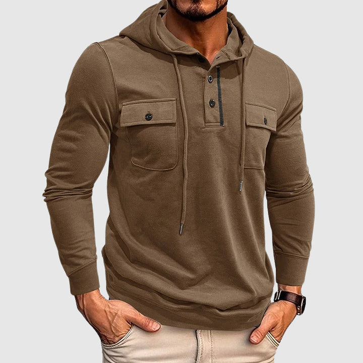 Moderne Hoodie voor Mannen met Uitzonderlijke Warmte en Onderscheidende Stijl | Wouter