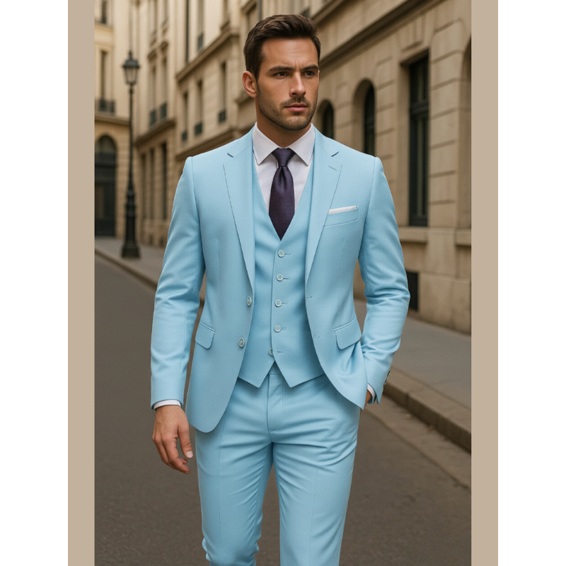 Jassen Heren | Slim Fit 3-Delige Set | Elegante Herenoutfit