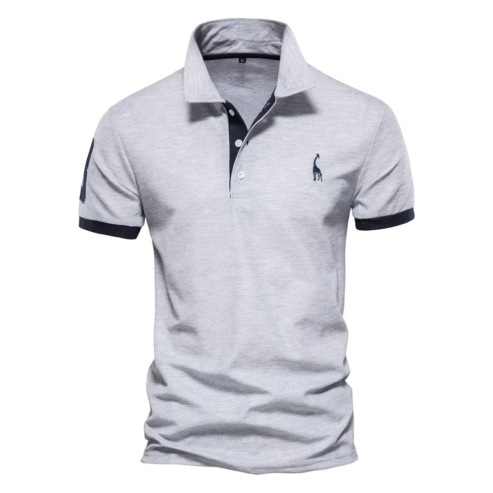 Heren Polo T-Shirt | Korte Mouwen & Kraag | Casual Zomer Polo | Katoen & Polyester
