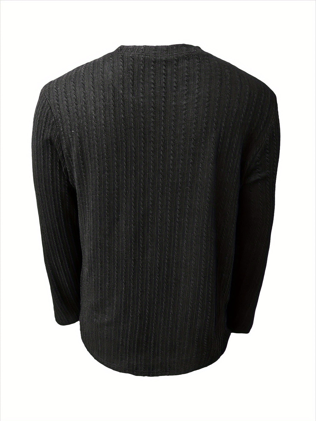 Heren T-shirt | Slim Fit & Stretch | Lange Mouwen | Voor Najaar & Winter