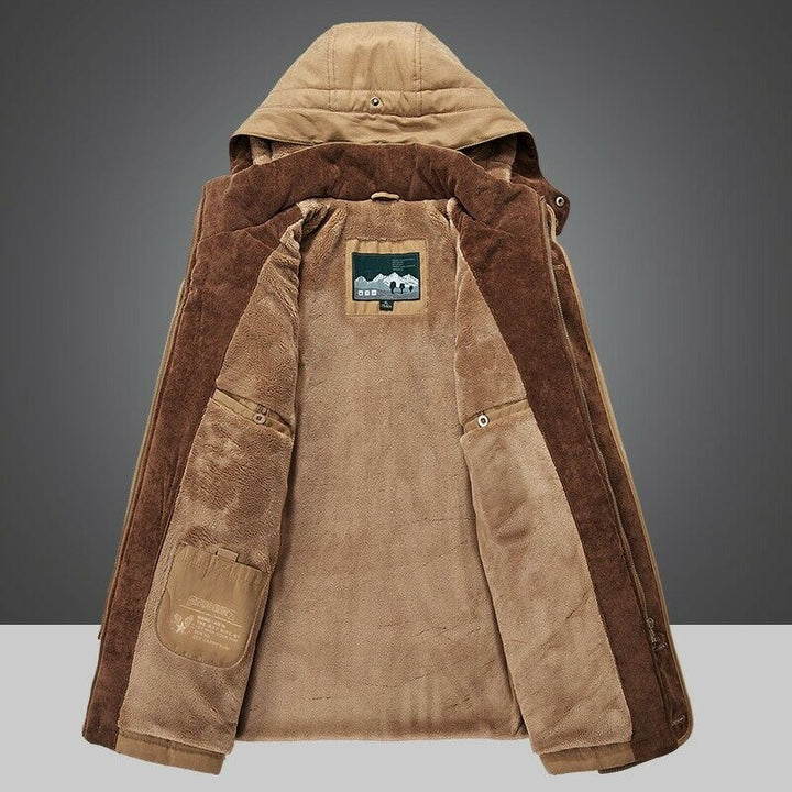 Winterjas Heren | Warme Outdoor Jas met Zakken