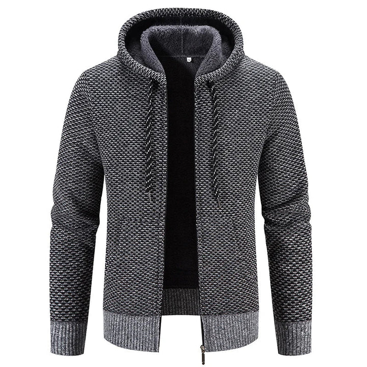 Vest Heren | Gebreid Cardigan met Capuchon | Comfortabele Jas Heren