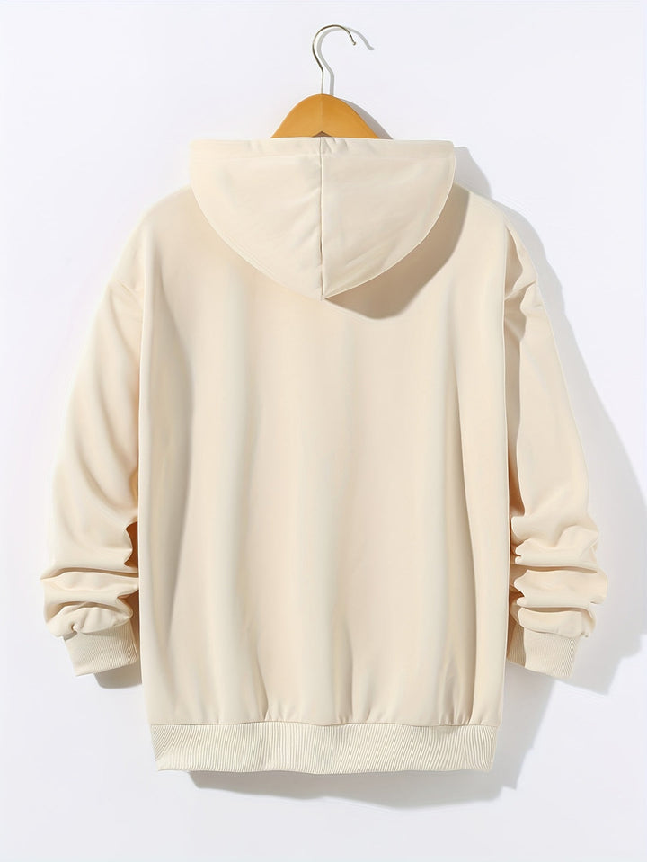 Heren Hoodie | Oversized & Comfortabel | Trekkoord & Lange Mouwen | Effen Kleur