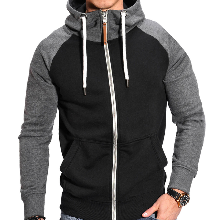 Heren Hoodie | Sportieve Hoodie met Rits | Comfortabel & Casual Kleding