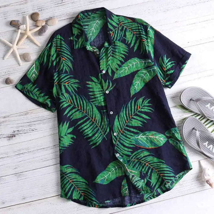 Heren Shirt | Retro | Tropisch | Korte Mouw | Zomer