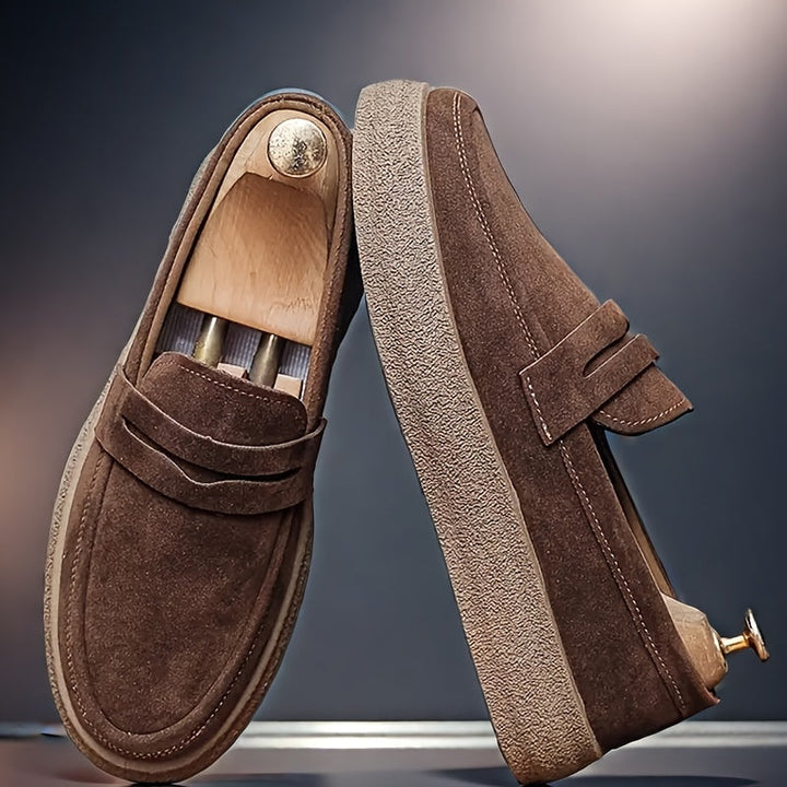 Heren Instappers | Modern & Comfortabel | Slip-On Stijl met Rubberen Zool | PU Leer