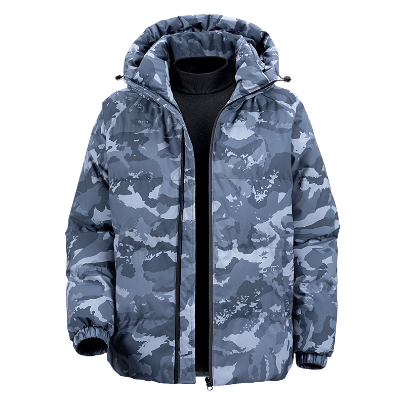 Heren Windjack | Camouflageprint & Capuchon | Duurzaam & Functioneel