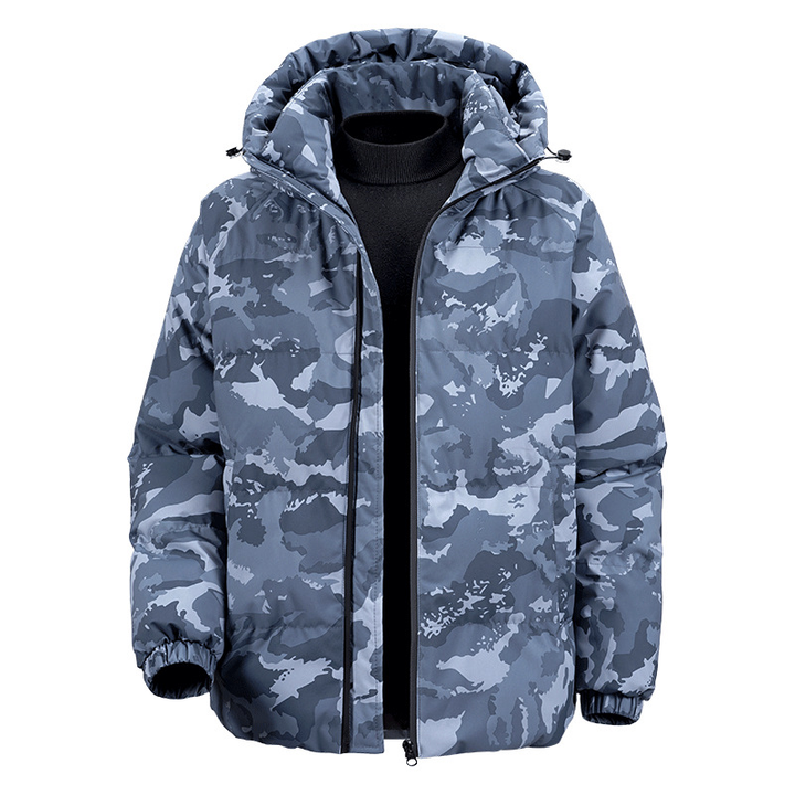 Heren Windjack | Camouflageprint & Capuchon | Duurzaam & Functioneel