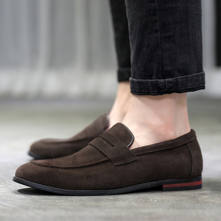 Heren Suède Loafers | Penny Stijl | Echt Suède & Antislipzool | Klassiek & Elegant