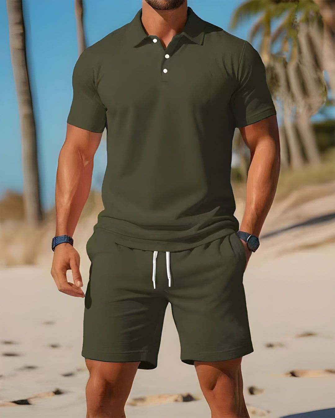 Heren Zomersport Set | Lichtgewicht & Casual | Stijlvol & Comfortabel