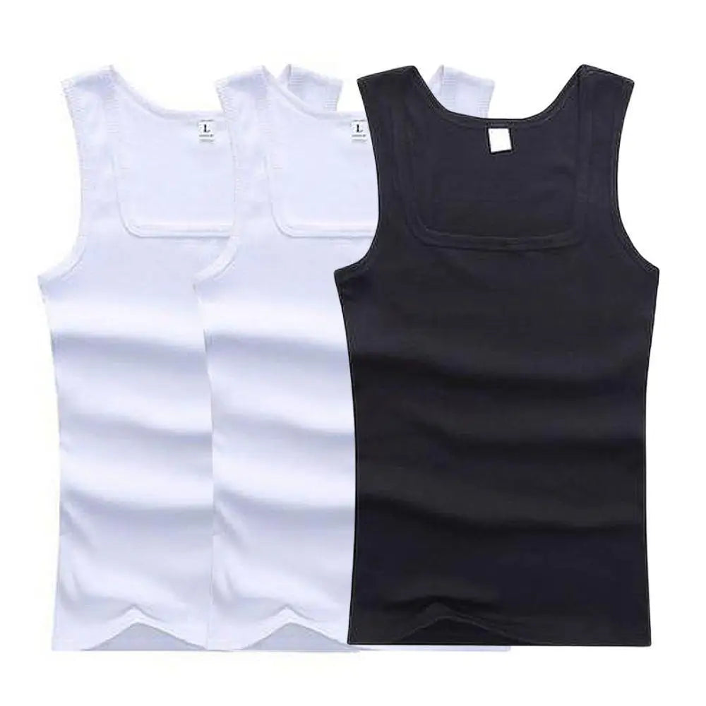 Heren Tanktop | Onderhemd | Aansluitende Pasvorm | Vrije Tijd