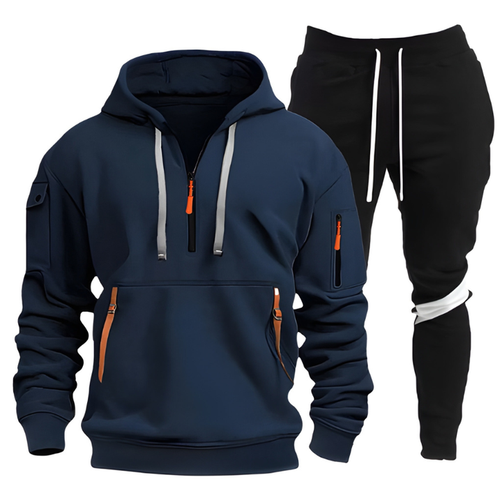 Heren set | Sportieve Hoodie & Joggingbroek | Functioneel & Warm | Winter Kleding