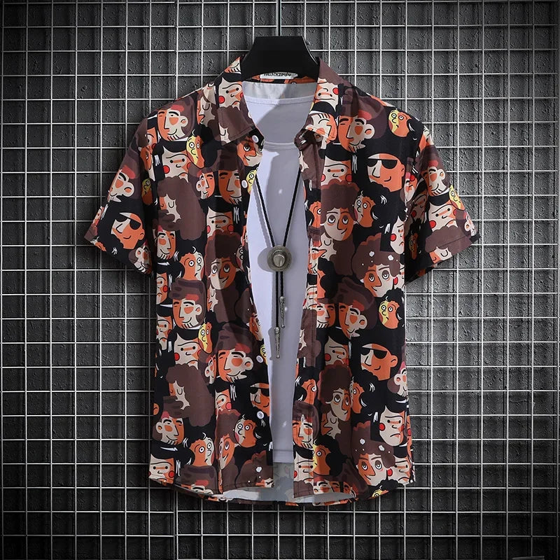 Heren Shirt | Tropisch | Knoopsluiting | Zomer