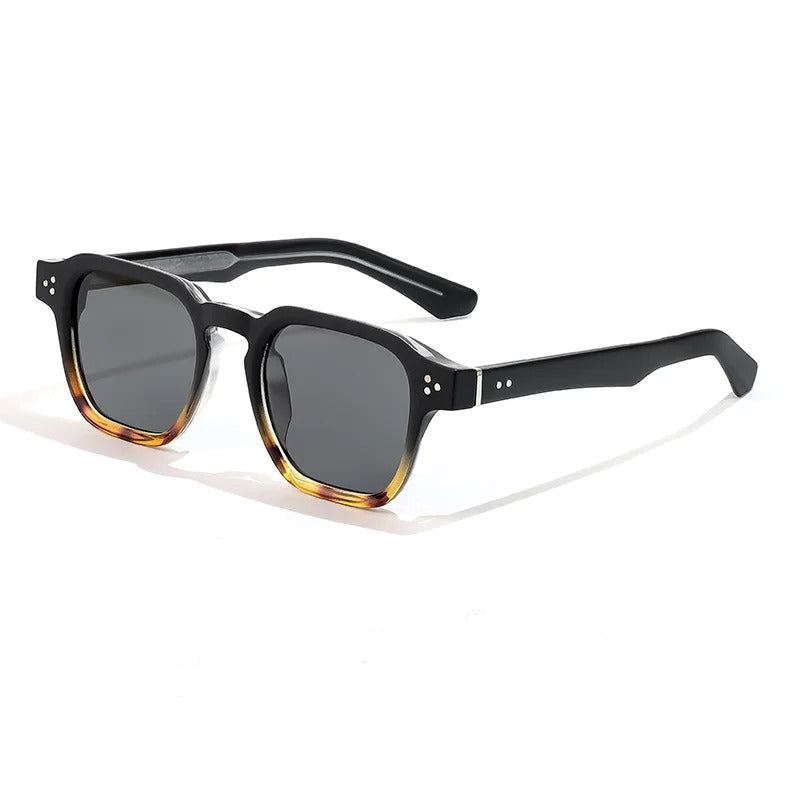 Heren Zonnebril | Transparant Montuur | Gradient Glazen | Zomer