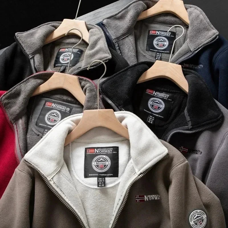 Ultieme fleece jas voor heren met zachte warmte en moderne pasvorm | Roy