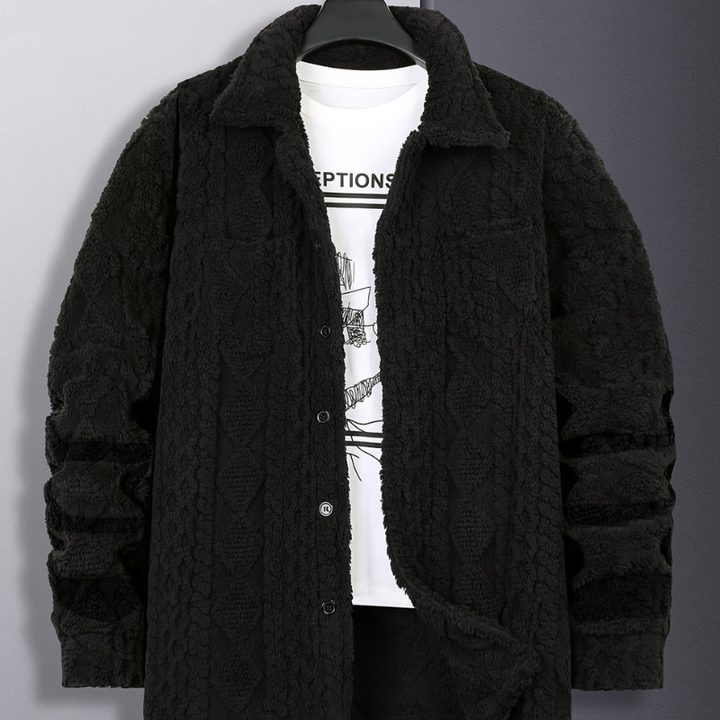 Winterjas Heren | Casual Bontjas | Knopen & Losse Pasvorm