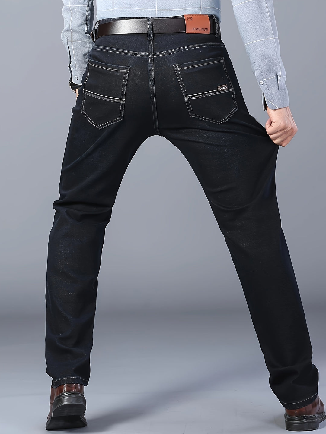 Heren Jeans | Barrel Fit | Klassieke denim | Casual and Komfortabel | Effen kleur