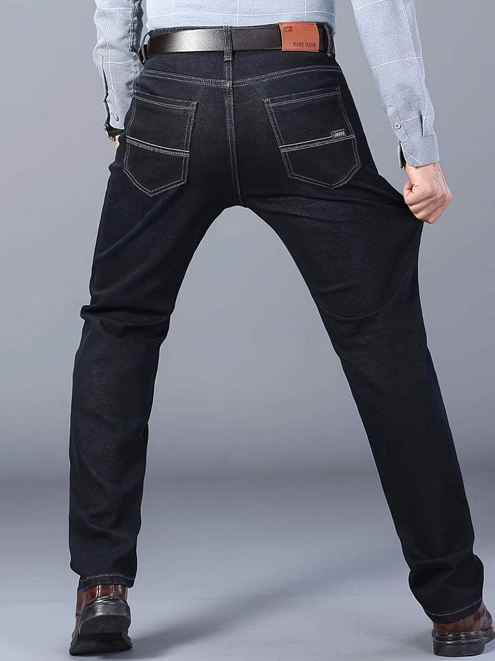 Heren Jeans | Barrel Fit | Klassieke denim | Casual and Komfortabel | Effen kleur