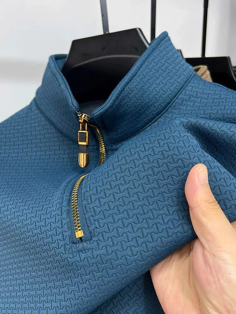 Stijlvolle Zip-Up trui voor heren met eersteklas comfort en moderne uitstraling | Nathan