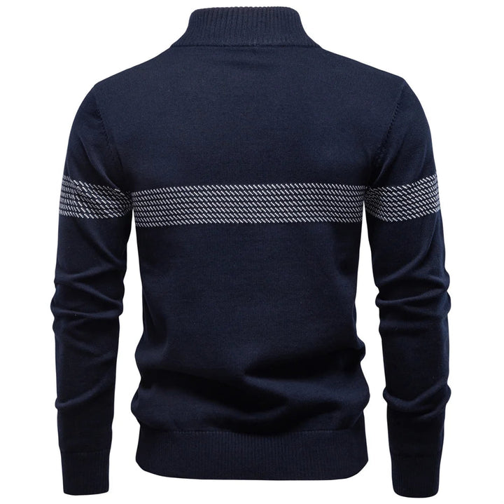 Heren Trui | Slimfit | Halve Rits | Modern