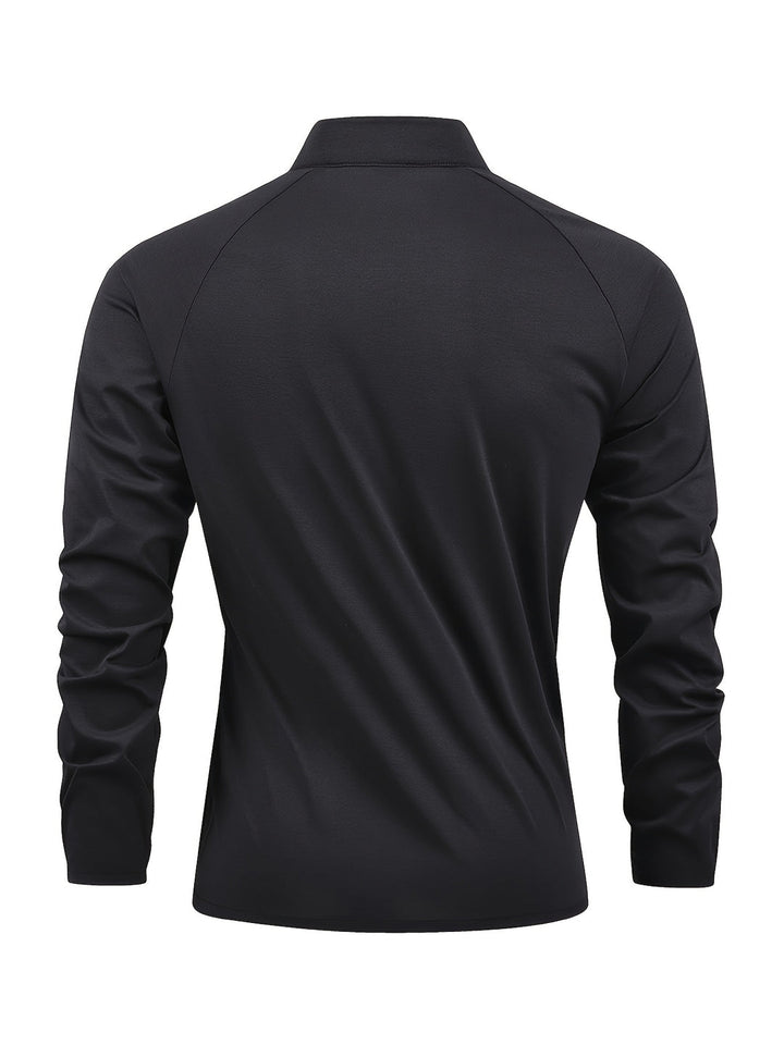 Heren Sportshirt | Lange Mouw | Quick-Dry & Moisture-Wicking | Color Block Design