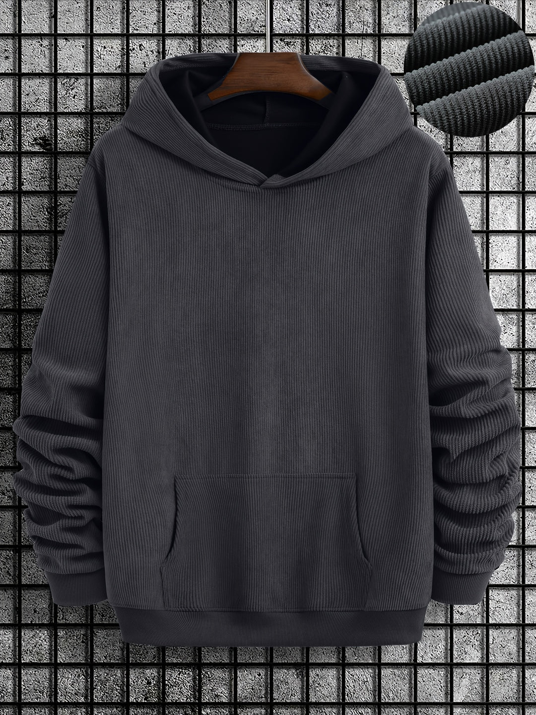 Heren Hoodie | Zacht & Warm | Losse Pasvorm | Herfst/Winter