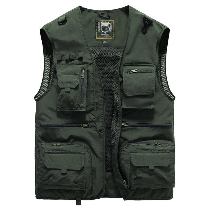 Heren Bodywarmer | Tactisch Werkvest | Mesh & Opbergzakken | Winter