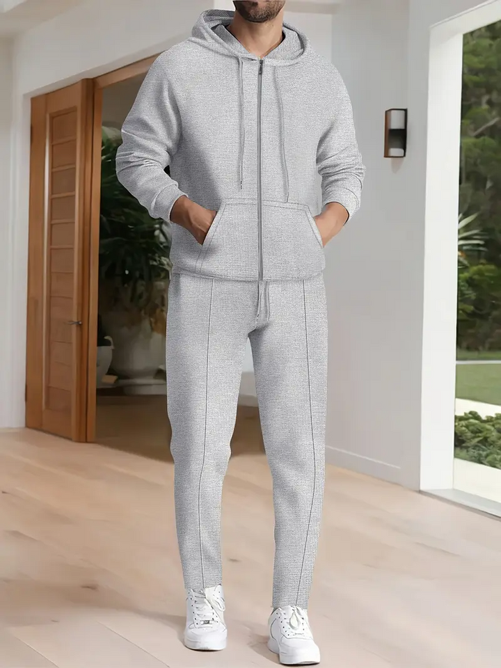 Heren Set | Stijlvol & Comfortabel | Trui met Capuchon & Broek | Moderne Elegantie