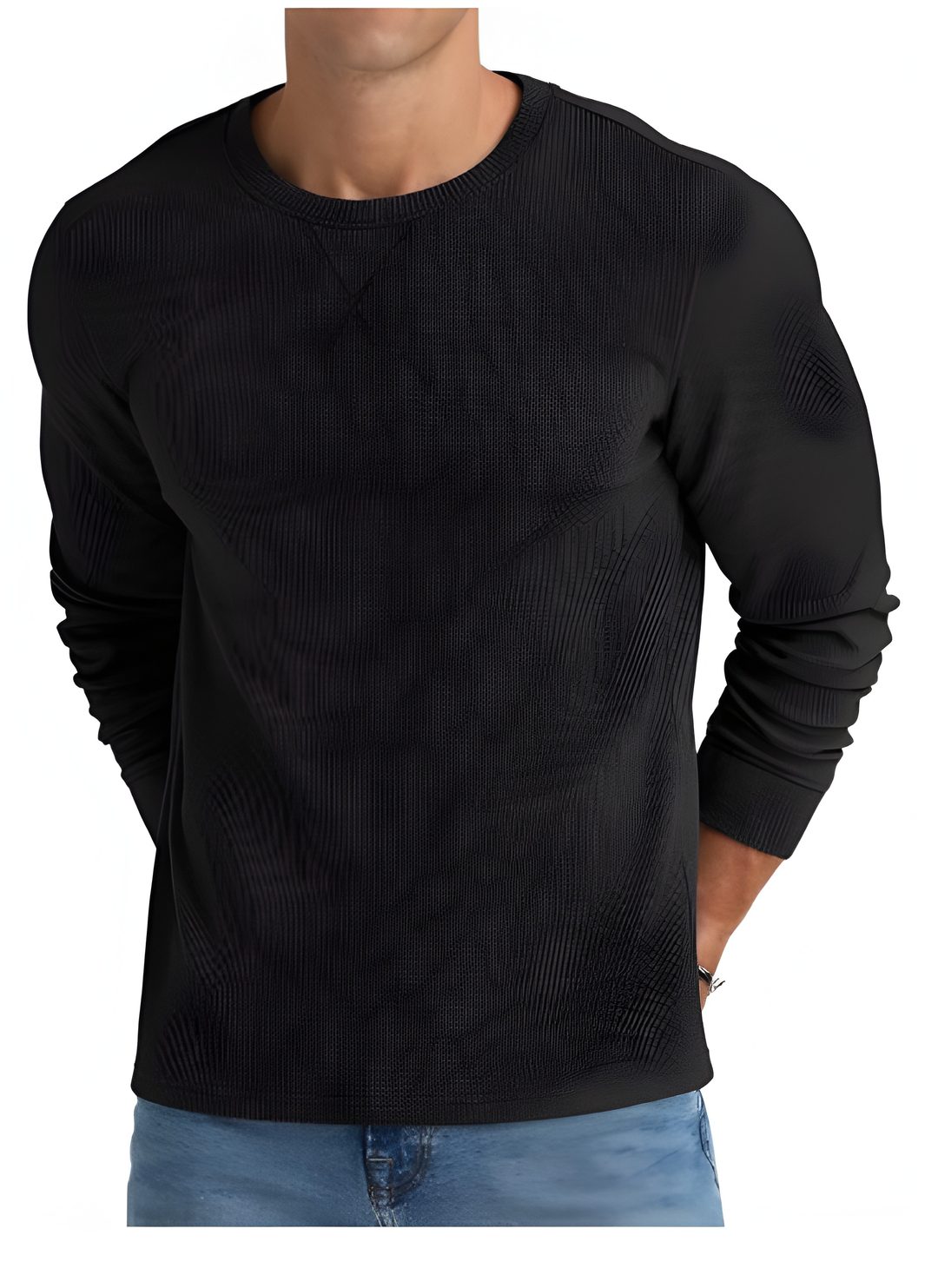 Trendy en casual overhemd | Modern & Comfortabel | Ronde Hals en Lange Mouwen