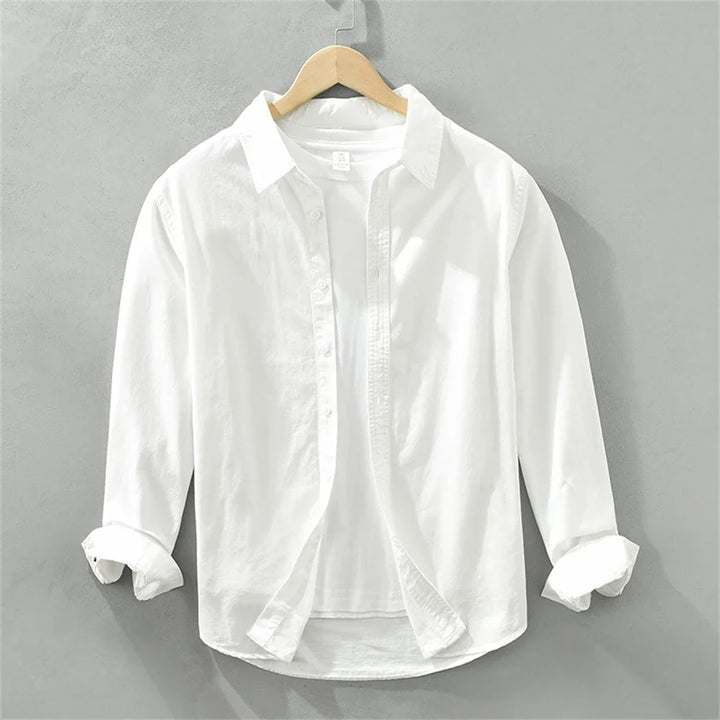 Heren Overhemd | Button Overhemd | Lange Mouwen | Minimalistisch