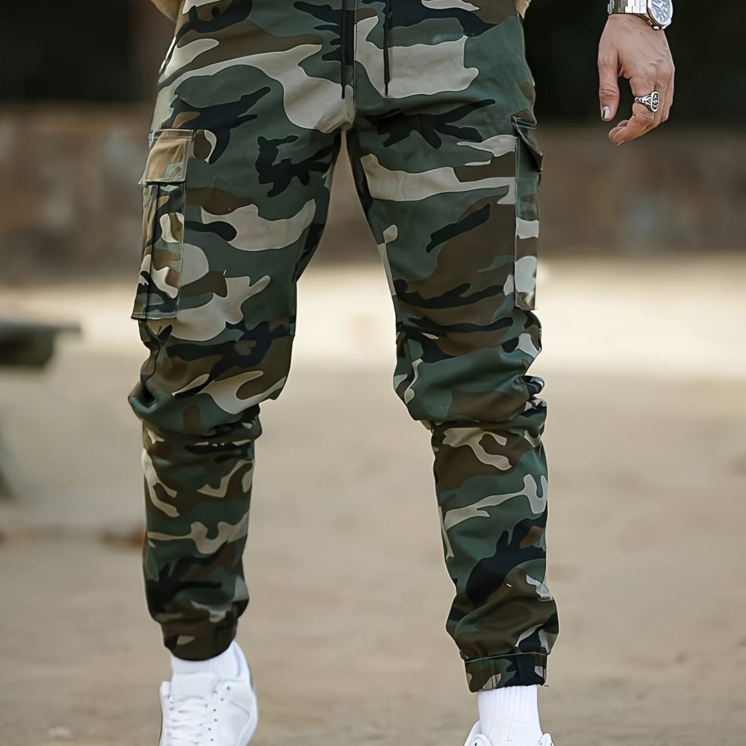 Heren Camouflage Cargobroek | Multifunctioneel voor Wandelen & Outdoor